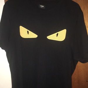 Black and yellow Fendi shirt